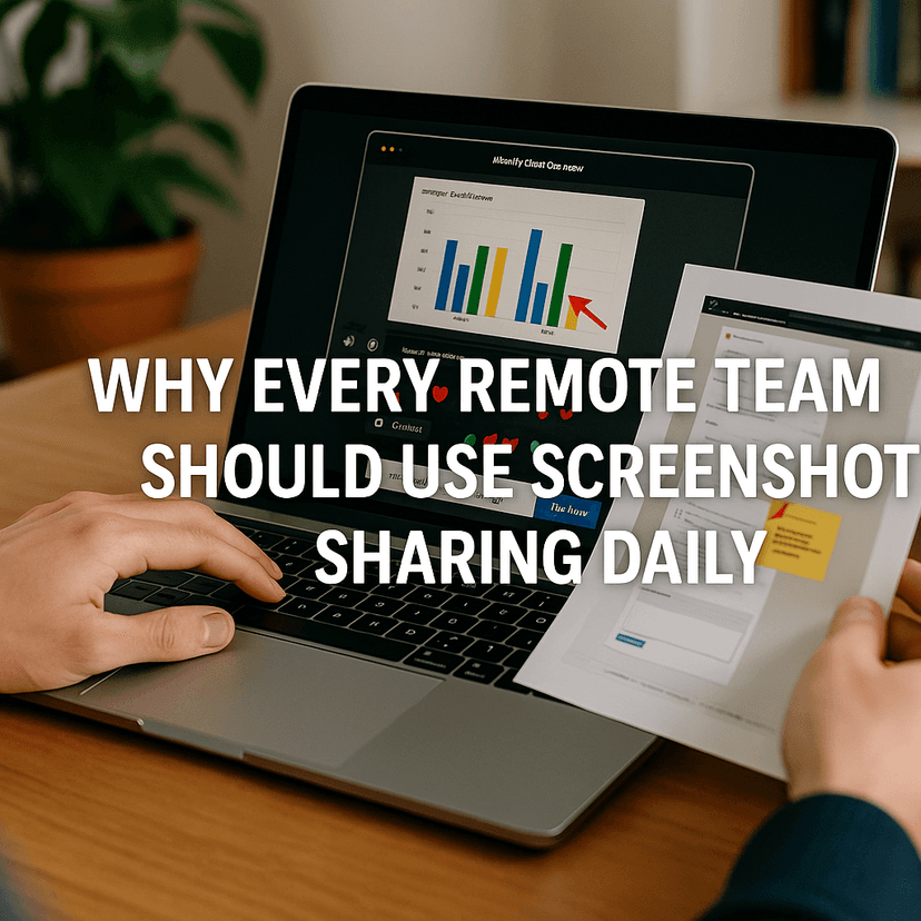 Cover Image for Why Every Remote Team Should Use Screenshot Sharing Daily