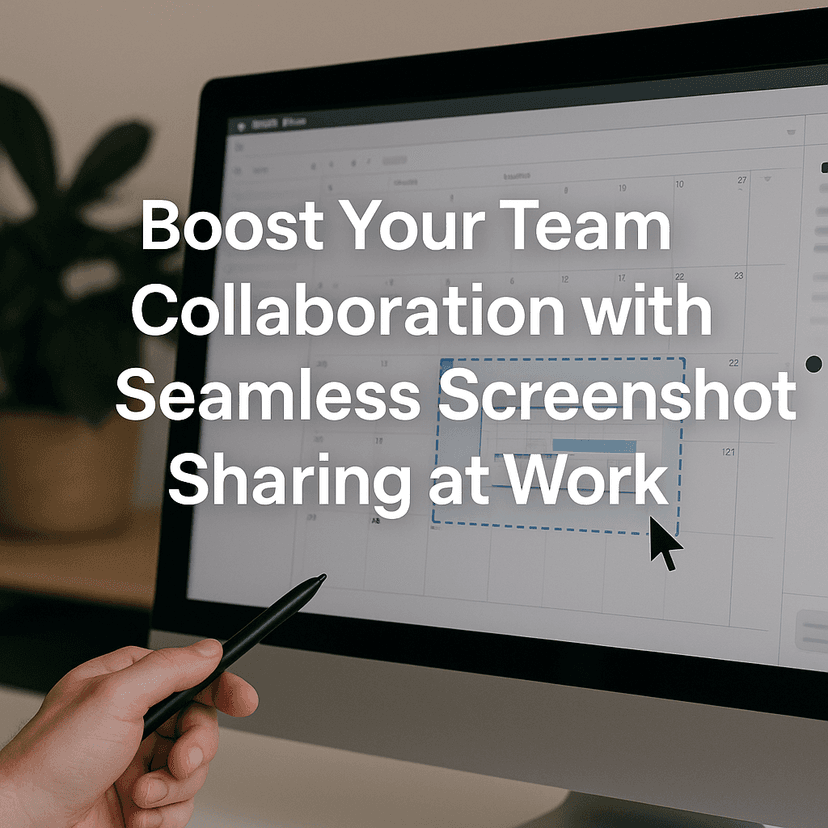 Cover Image for Boost Your Team Collaboration with Seamless Screenshot Sharing at Work